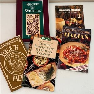 Vintage Entertaining & Outdoor Cooking Books